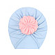 Caciulita tip turban - Floricica (Marime Disponibila: 6-9 luni (Marimea 19 incaltaminte), Culoare: Bleu) - foto 5 - id-p95848111