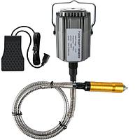 Polizor cu arbore flexibil si pedala, 780 W, 500-23000 rpm, lungime 100 cm, 45 accesorii