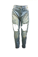 Blugi Dama Boyfriend Soft Blue