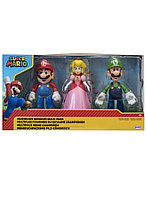 Set Super Mario Mushroom Kingdom 10cm 64511 4l -