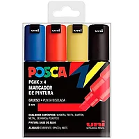 Posca Paint Marker 4 Culori PC-8K Basic Set