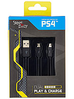 Cablu Dublu Steelplay De Incarcare Pentru Controllere - Ps4 -
