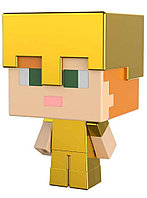 Mattel Minecraft Mob Head Minis Alex In Gold Armor Hdv96 -