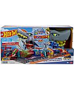 Hot Wheels City Ultra Shark Car Wash (htn82)