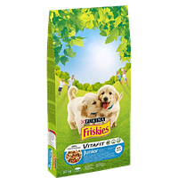 Friskies Junior Pui camp; Legume 15kg Hrana uscata pentru caini