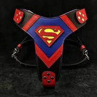 Bestia Ham Caini Superman, Piele Naturala, M/L