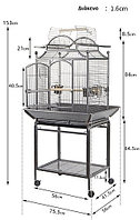 KingKong Pagoda Voliera de interior papagali mici si medii 75 x 61 x 153 cm