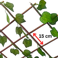 Gard lemn salcie, frunze artificiale, terase, curte, balcon, 2mp