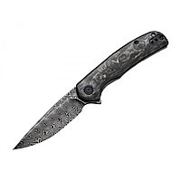 Briceag Flipper CIVIVI NOx, maner fibra carbon, lama Damasc