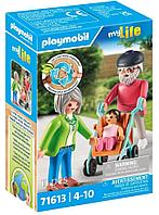 Playmobil Grandparents With Baby 71613