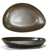 CULINARO ANTIQUE-BLACK Platou adanc din portelan 25cm (TR0005-10B)