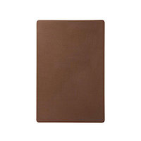 RAKI Tocator profesional bucatarie 45x30xh2,5cm polietilena HDPE, maro, pentru carne gatita