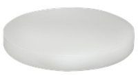 RAKI Butuc pentru transat carne profesional 40x3cm polietilena HDPE, alb