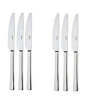 HISAR LARA Set 6 cutite aperitiv, profesionale, inox 18/10, L21,7cm