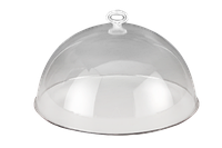 RAKI Capac rotund protectie alimente, D40cm, policarbonat