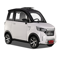 Masina electrica S1 ARORA, 2000W, 25km/h, nu necesita permis, Alb