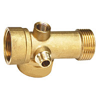 Teu din bronz pentru hidrofor, cu 5 iesiri de 1"