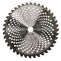 Disc metalic perforat pentru motocoasa 255x25.4 mm 40T - 40 dinti cu vidia GIDA-CRIS GC111