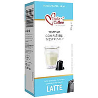 Lapte, 10 capsule compatibile Nespresso, Italian Coffee