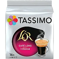 Capsule cafea, L'OR Tassimo Café Long Intense, intensitate 8, 80 bauturi x 120 ml, 80 capsule