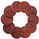 Set 100 discuri de smirghel P120 GIDA-CRIS GC221, prevazute cu 8 gauri de aspirare si sistem de prindere - foto 3 - id-p90156967