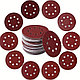 Set 100 discuri de smirghel P120 GIDA-CRIS GC221, prevazute cu 8 gauri de aspirare si sistem de prindere - foto 6 - id-p90156967