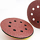 Set 100 discuri de smirghel P120 GIDA-CRIS GC221, prevazute cu 8 gauri de aspirare si sistem de prindere - foto 7 - id-p90156967