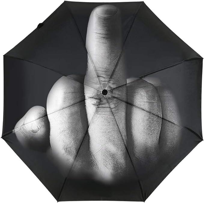 Umbrela retractabila F**k It Rain, compacta, foarte usor de transportat pentru cei care nu iubesc ploaia - foto 7 - id-p90166609