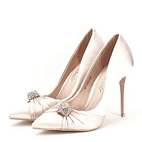 Pantofi cu toc bej eleganti Sabrina 02
