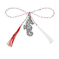 Pandantiv martisor din argint, calut de mare Mandala, ambalaj inclus