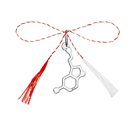 Pandantiv martisor din argint, serotonina, ambalaj inclus