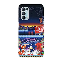 Husa compatibila cu Oppo Reno 4 Pro, Viceversa, model Sonic x Tails x Knuckles, Silicon, TPU