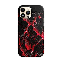 Husa compatibila cu Apple iPhone 13 model 8 Bit Pixel City, Silicon, TPU, Viceversa