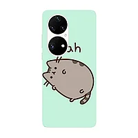 Husa compatibila cu Huawei Nova 8i model Nah Pusheen cat, Silicon, TPU, Viceversa