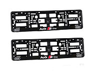 Set 2 bucati suport numar inmatriculare Sline, Audi