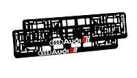 Set 2 suporturi numar inmatriculare personalizat Creative Rey®, Audi