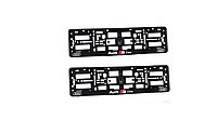 Set 2 bucati suport numar inmatriculare Sline, Audi