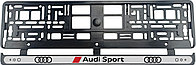 Set 2 bucati, Suport Numar Inmatriculare pentru Audi Sport