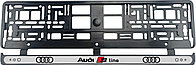 Set 2 bucati, Suport Numar Inmatriculare pentru Audi S Line