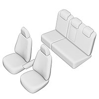 SET HUSE SCAUN UMBRELLA PENTRU FORD FOCUS 2012-2018 (BANCHETA FRACTIONATA)