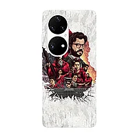 Husa compatibila cu Huawei P50 Pro model Casa del papel, Silicon, TPU, Viceversa