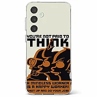 Husa telefon compatibila cu Samsung Galaxy S24 Ultra, Viceversa, model You are not paid to think Futurama,