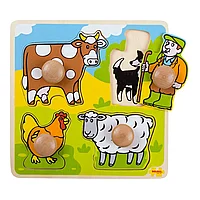 PRIMUL MEU PUZZLE - 4 ANIMALE DOMESTICE (BJ520)
