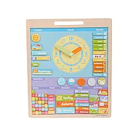 VREMEA - CALENDAR MAGNETIC IN LIMBA ENGLEZA - BIGJIGS TOYS (BJ592)