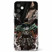 Husa telefon compatibila cu Samsung Galaxy S23 FE, Viceversa, model Eren attack on Titan, Silicon, TPU
