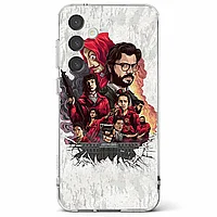 Husa telefon compatibila cu Samsung Galaxy A55 5G, Viceversa, model Casa del papel, Silicon, TPU