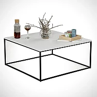 Masa de cafea Nancy Homestore, Lemn/Metal, 75 x 75 x 43 cm