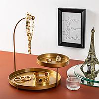 Accesoriu metalic decorativ Decorative Metal Accessory Antonio 4, Aur, 25x28x21 cm