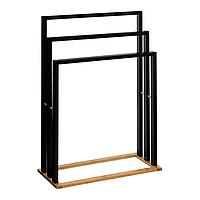 Suport prosoape Tower MDF-bambus 55x24x82 cm