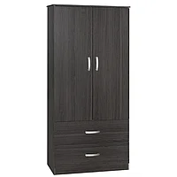 Dulap Zelia cu 2 uși și sertare, 79x42x180cm